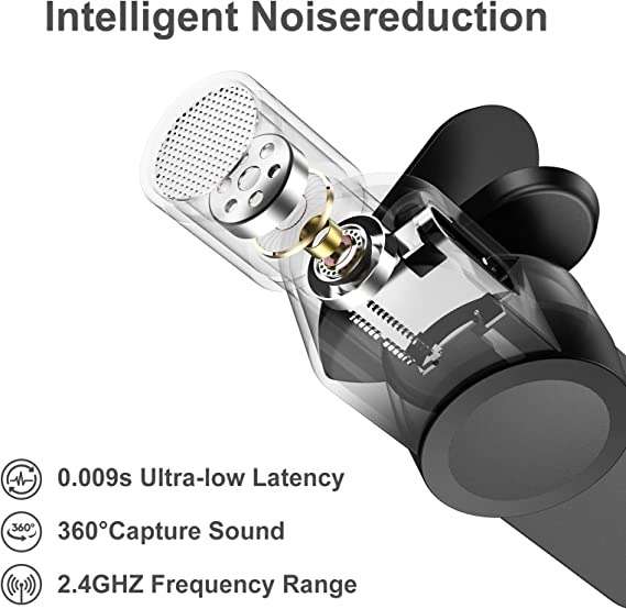 Micrófono Lavalier Solapa Inalambrico Android / iPhone